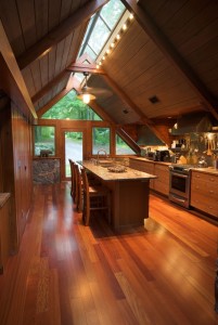Beautiful kitchen in Luxury Cabins in the Smoky Mountains