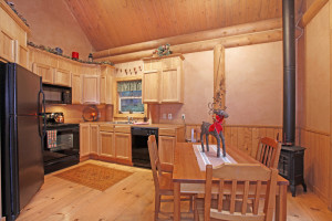 kitchen inside luxury Gatlinburg cabin