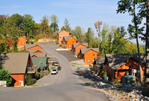 view of cabin resort in Pigeon Forge